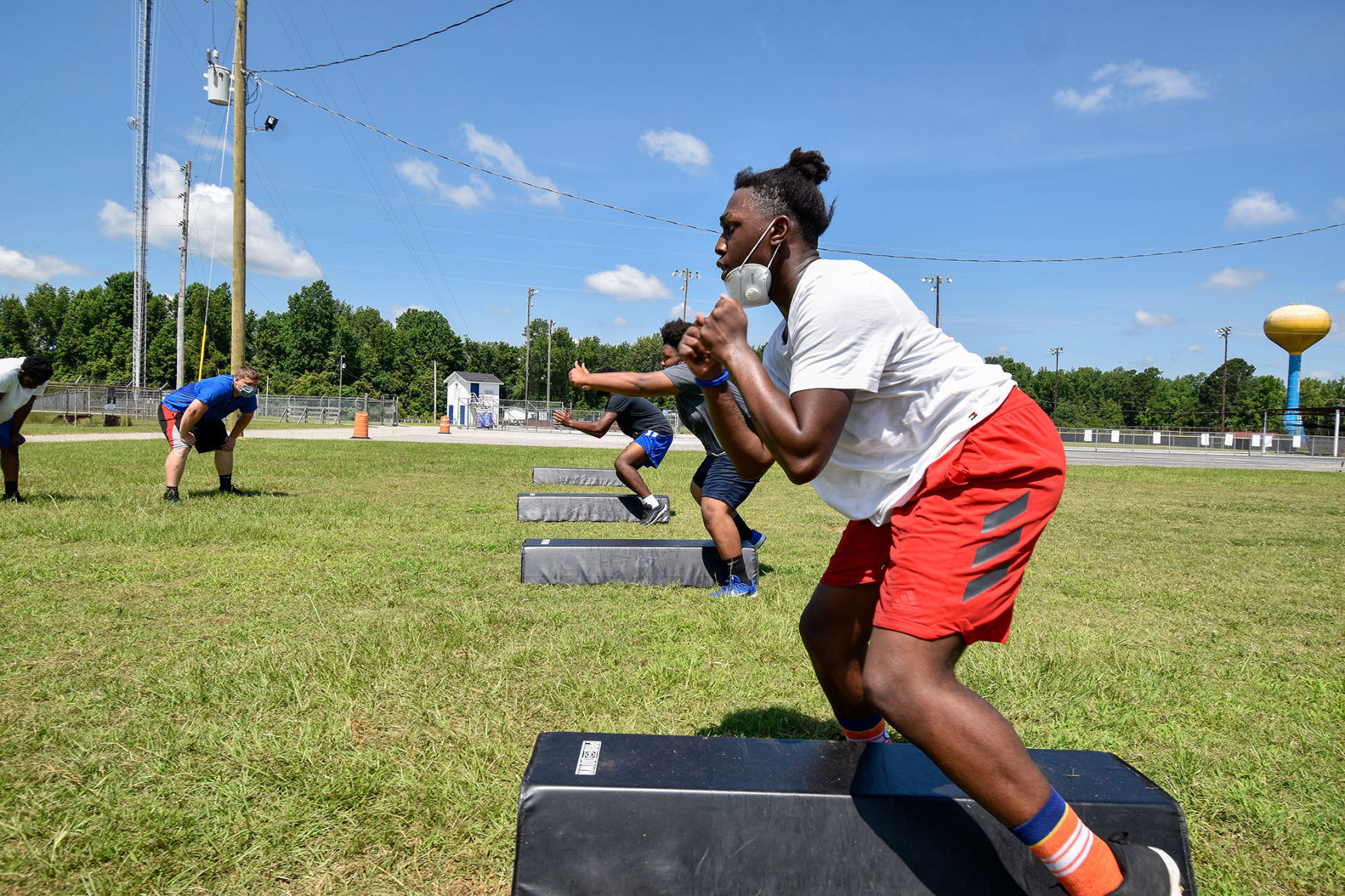Lake City HS Football Conditioning